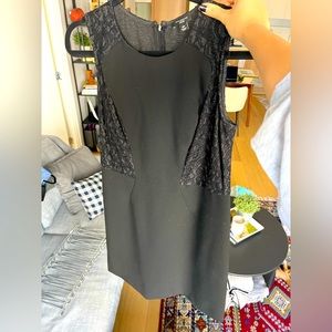Ann Taylor Black Lace Dress